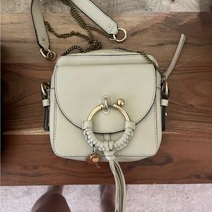 See by Chloe taupe camera bag